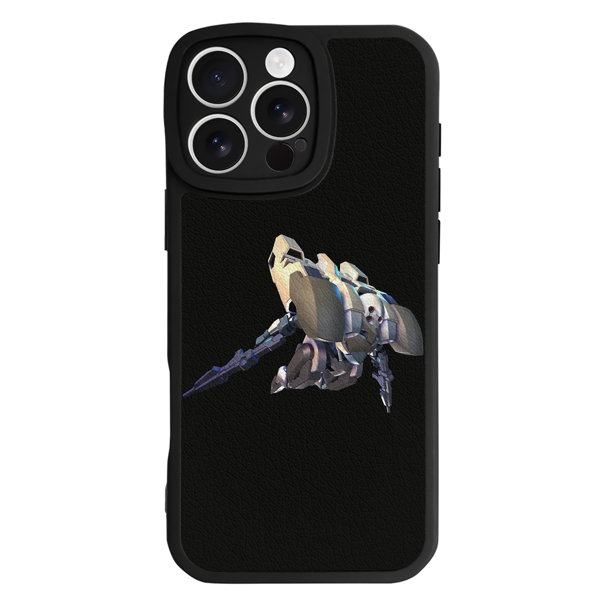 （画像用） 機動戦士ガンダム Mobile Suit Gundam 【iPhone 16シリーズ対応】シリコンスマホケース（レザー調） 材質：シリコン